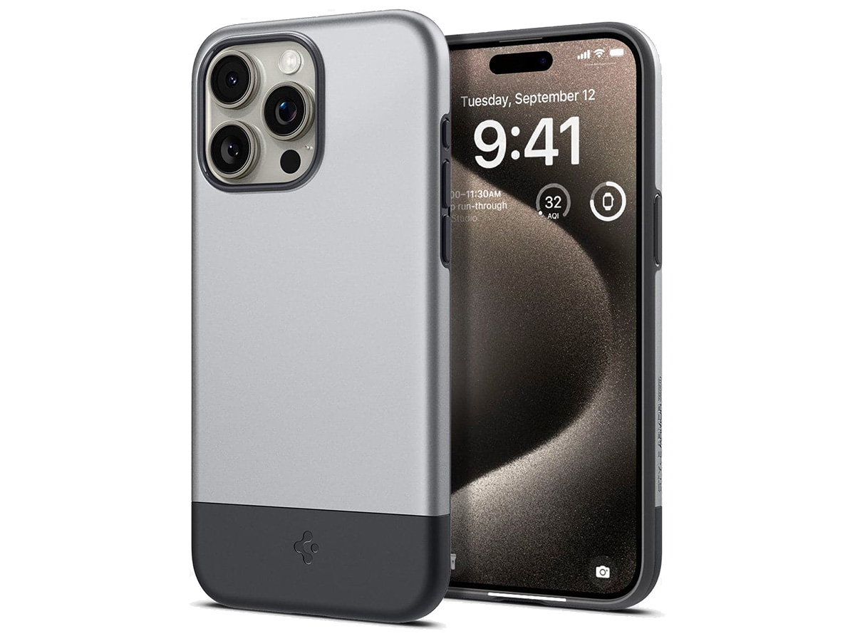 Spigen Retro Style Armor MagSafe Case - iPhone 15 Pro hoesje