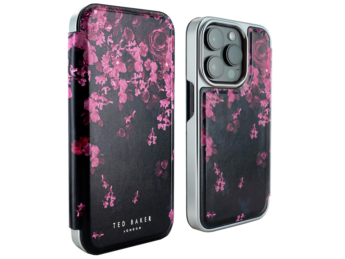 Ted Baker Anemoy Mirror Folio Case - iPhone 15 Pro Hoesje