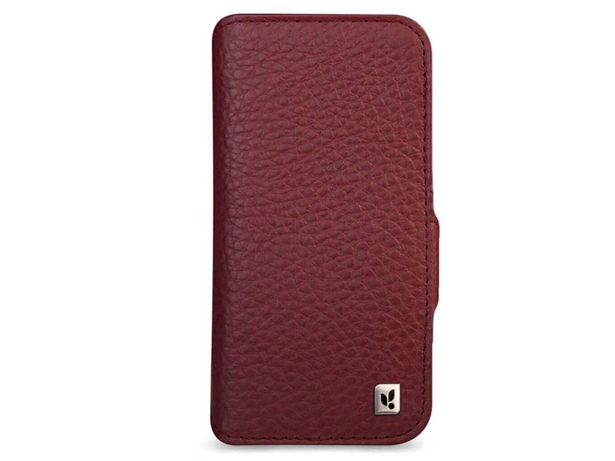 Vaja 2in1 Wallet Leather Case MagSafe Rood - iPhone 15 Pro Hoesje Leer