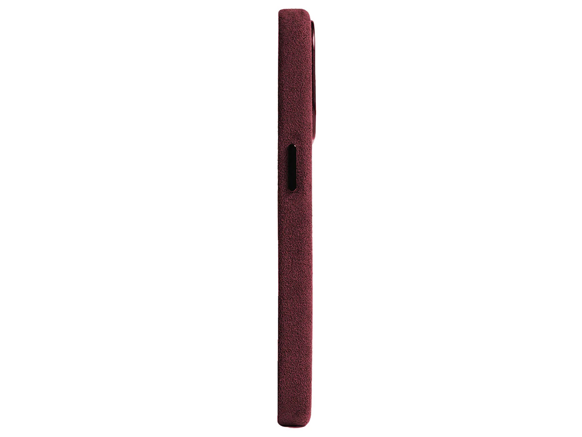 Alcanside Alcantara MagSafe Case Red - iPhone 15 Pro Max hoesje