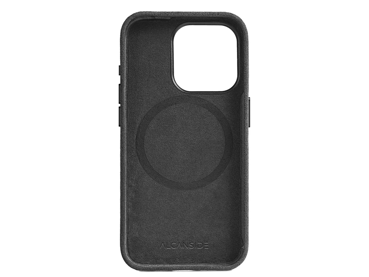 Alcanside Alcantara MagSafe Case Space Grey - iPhone 15 Pro Max hoesje
