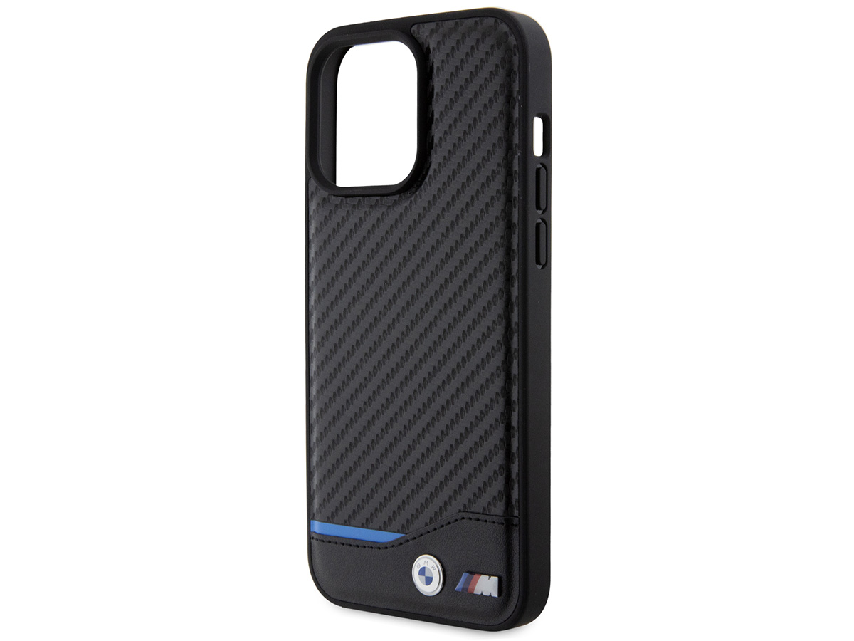 BMW M Carbon Look Case - iPhone 15 Pro Max hoesje