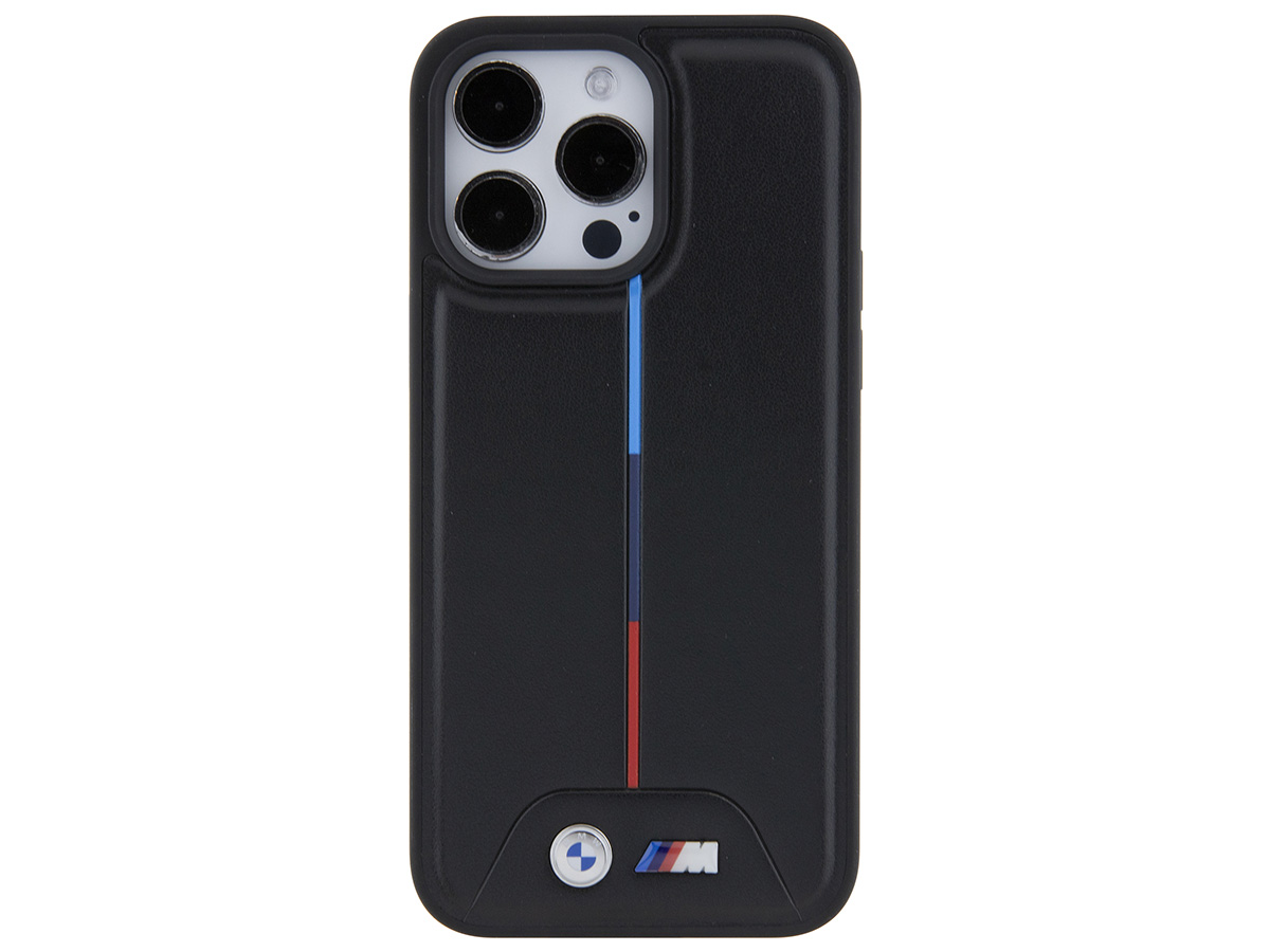 BMW M Colors PU Case - iPhone 15 Pro Max hoesje