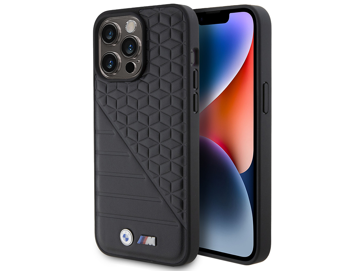 BMW M Patterned PU Case - iPhone 15 Pro Max hoesje