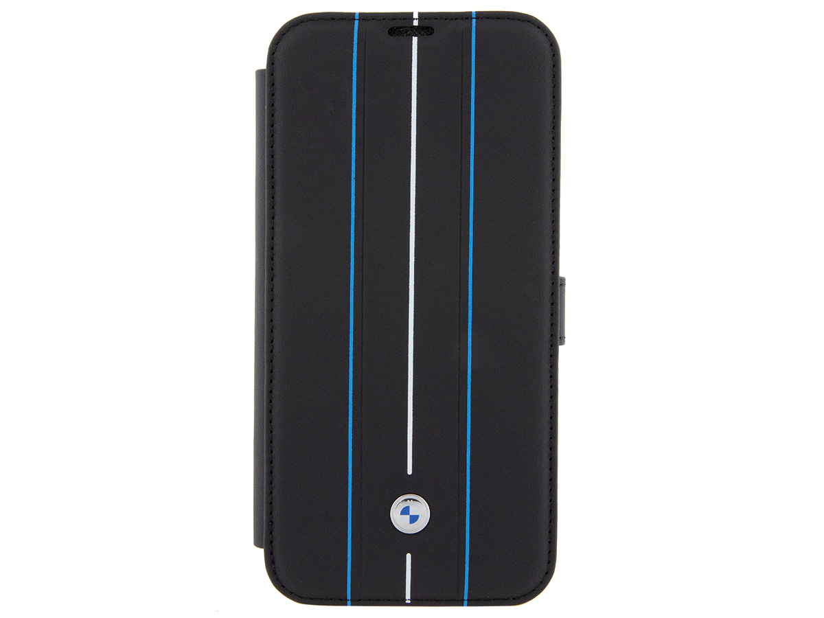 BMW Signature Lines Leather Book Case - iPhone 15 Pro Max Hoesje Leer