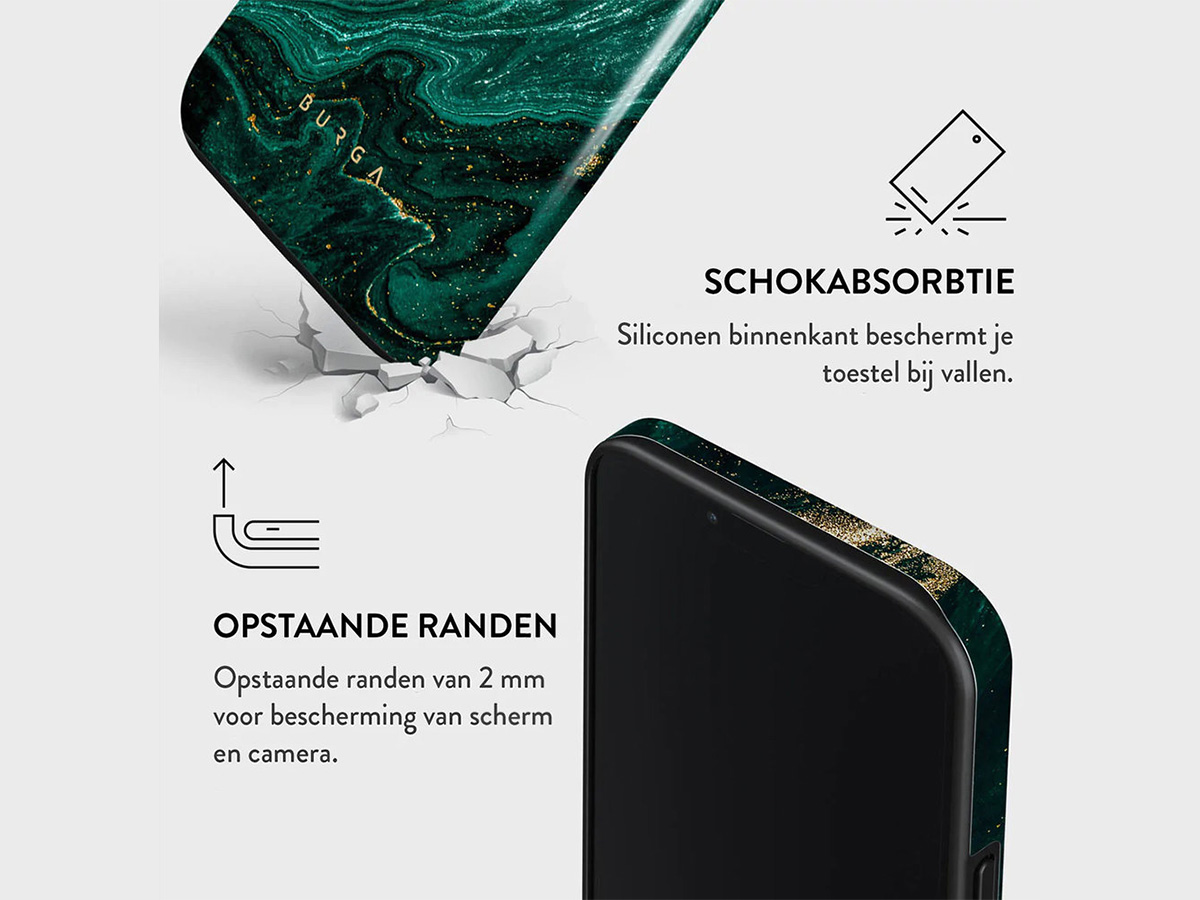 Burga Tough Case Emerald Pool - iPhone 15 Pro Max Hoesje