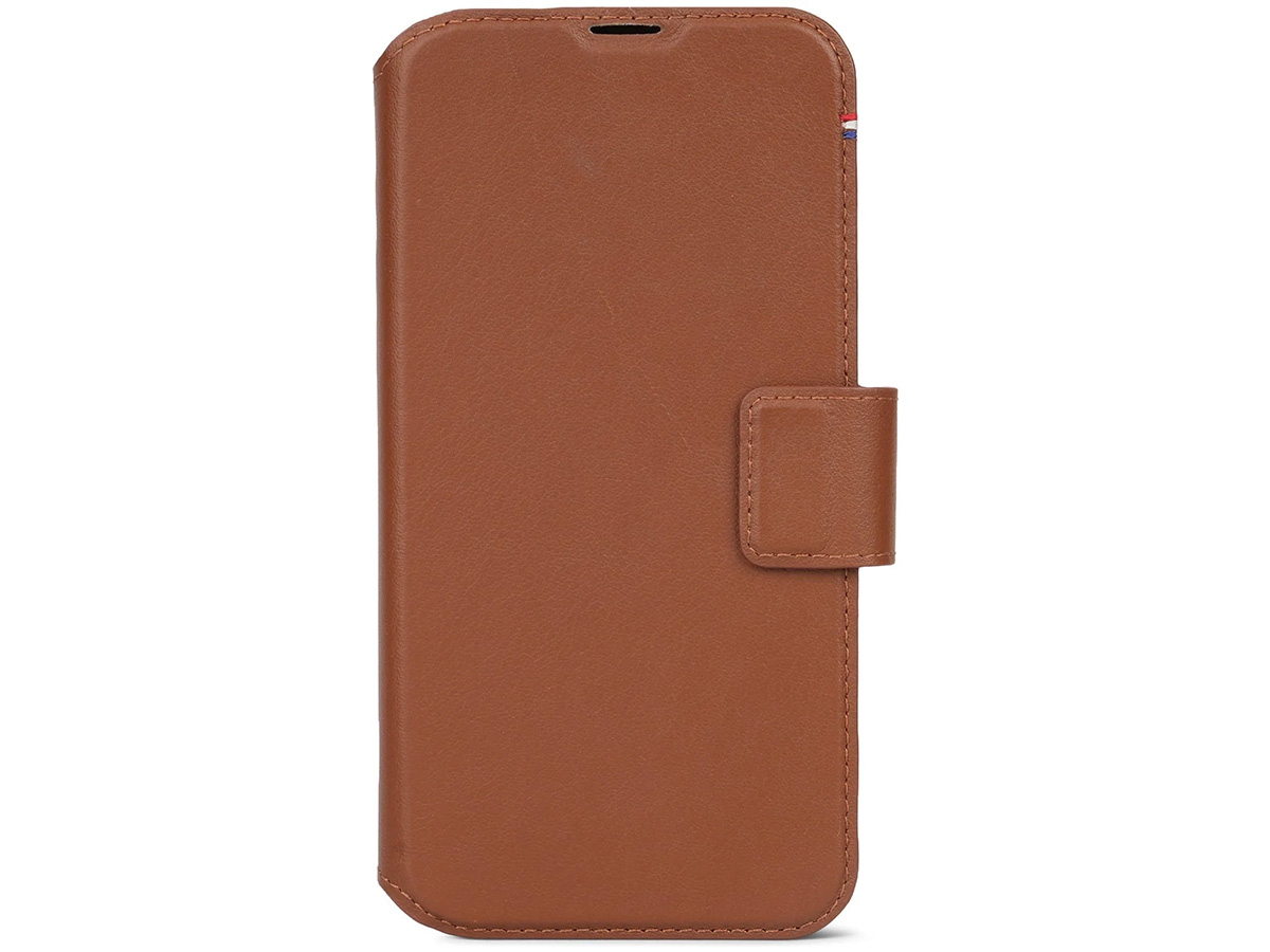 Decoded Leather Detachable Wallet Case Tan - iPhone 15 Pro Max hoesje