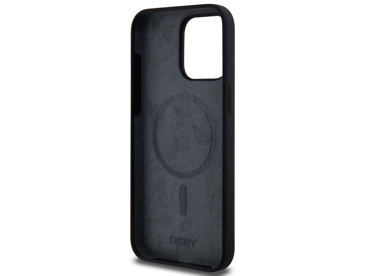 DKNY New York MagSafe Case Zwart - iPhone 15 Pro Max hoesje