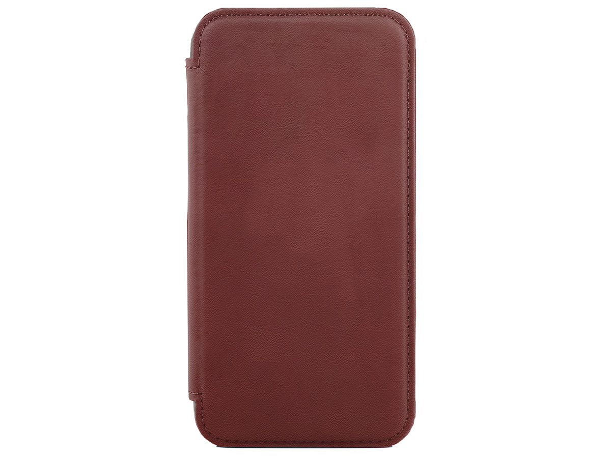 Greenwich Blake MagSafe Leather Folio Fireglow Red - iPhone 15 Pro Max Hoesje