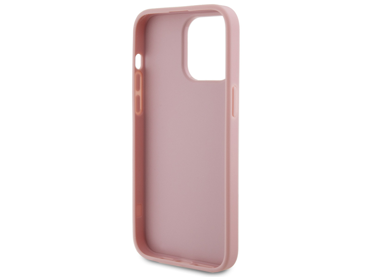 Guess Big 4G Glitter Case Roze - iPhone 15 Pro Max hoesje