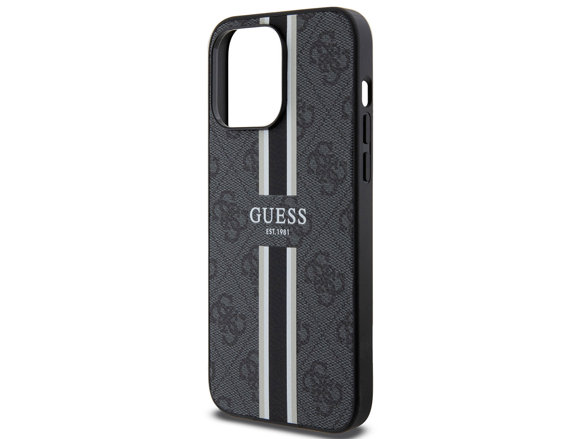 Guess College Monogram Case Grijs - iPhone 15 Pro Max hoesje