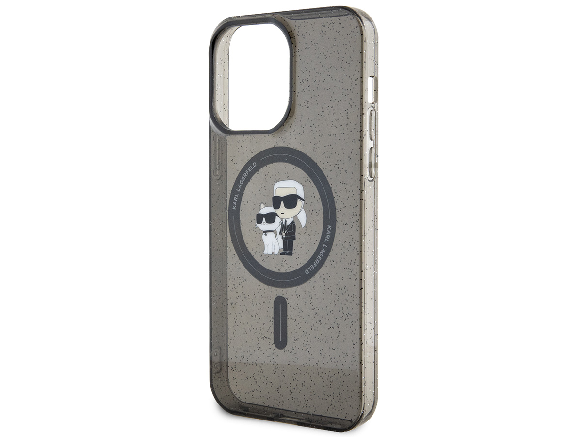 Karl Lagerfeld Ikonik Duo MagSafe Case Grijs - iPhone 15 Pro Max hoesje