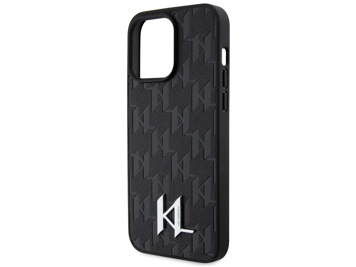 Karl Lagerfeld Metal Monogram Case - iPhone 15 Pro Max hoesje