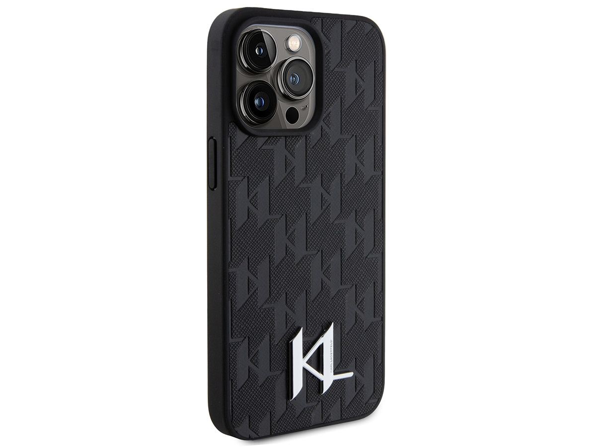 Karl Lagerfeld Metal Monogram Case - iPhone 15 Pro Max hoesje