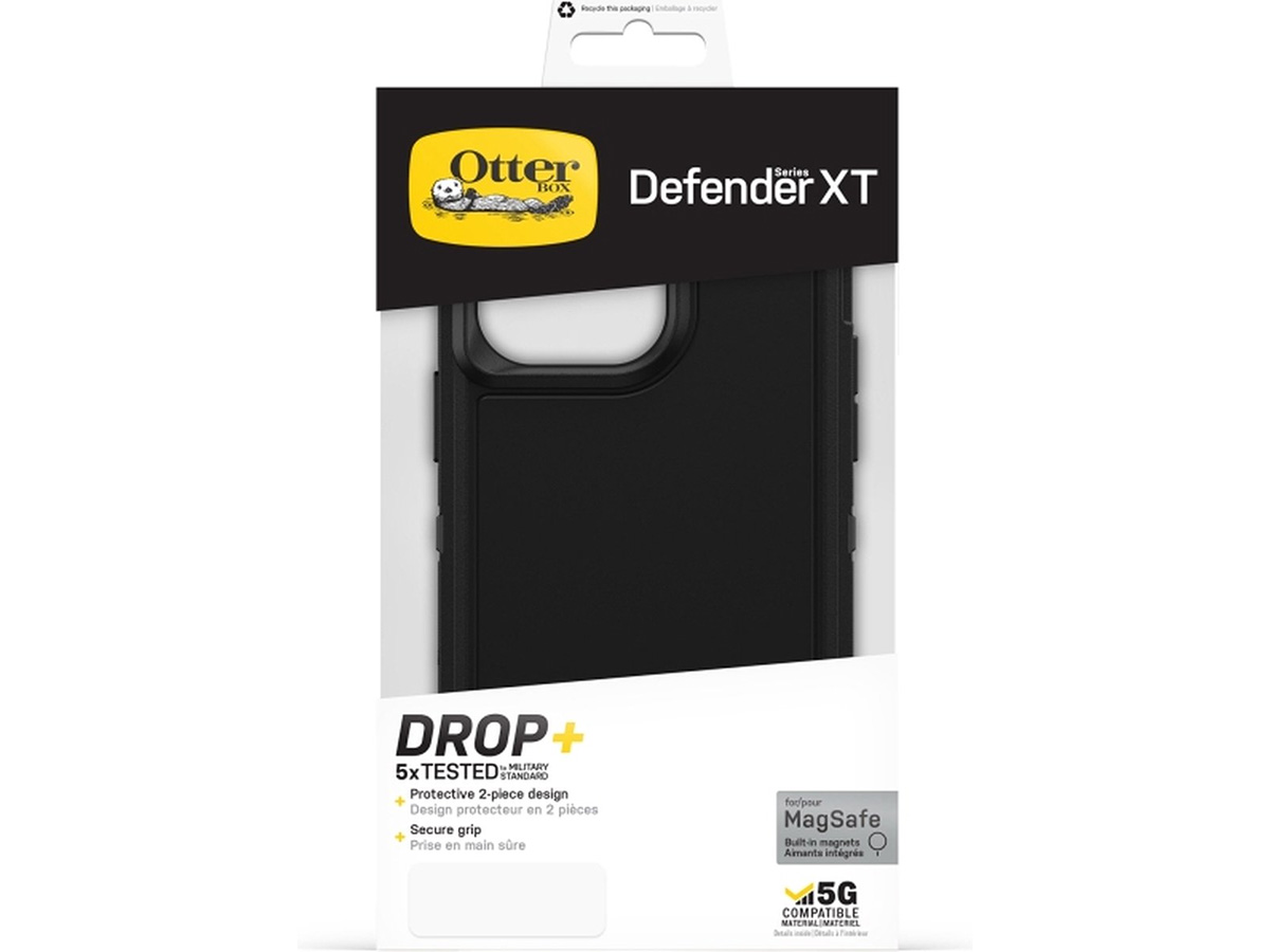 Otterbox Defender XT MagSafe Case Zwart - iPhone 15 Pro Max hoesje