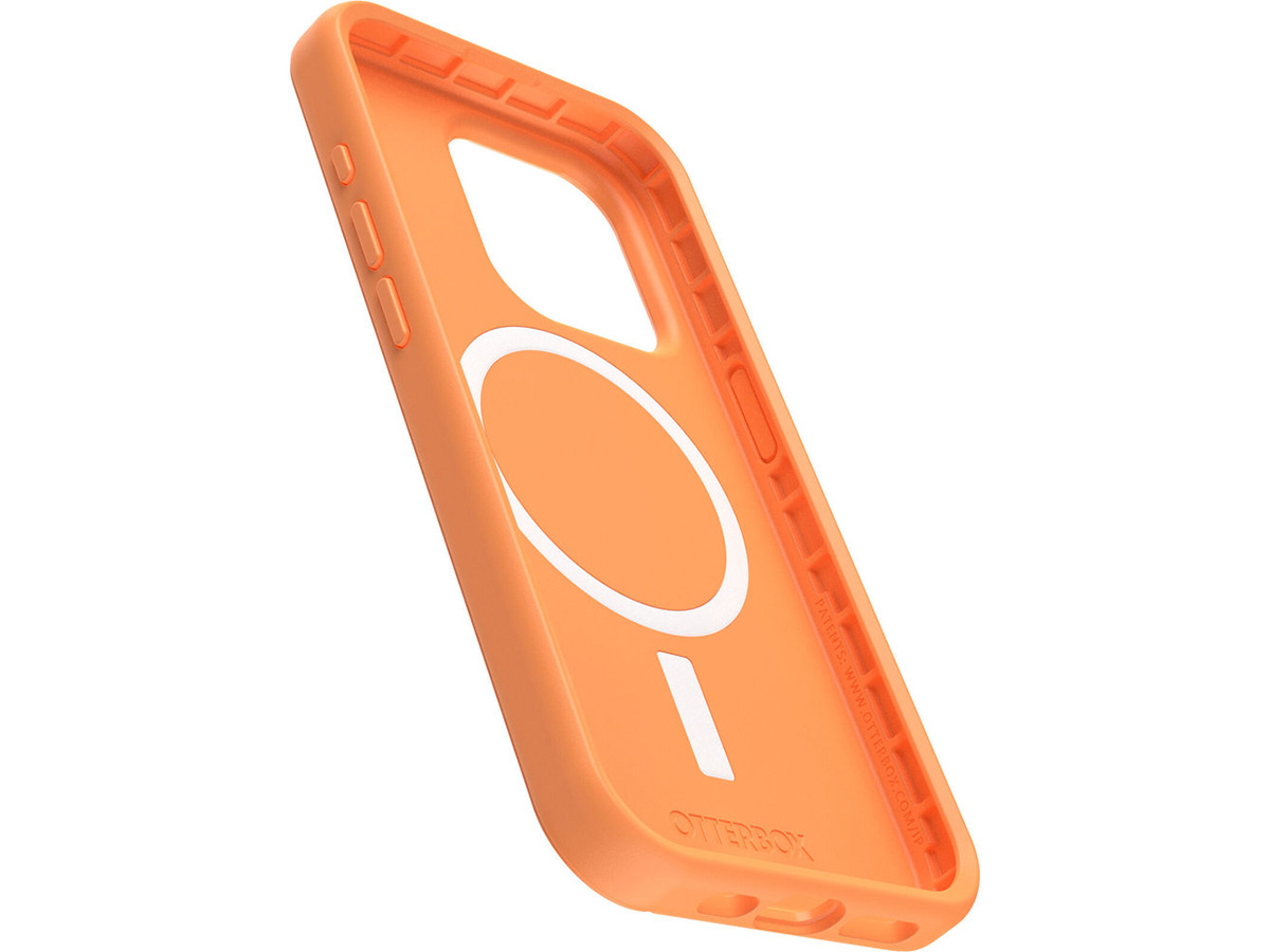 Otterbox Symmetry MagSafe Case Oranje - iPhone 15 Pro Max hoesje