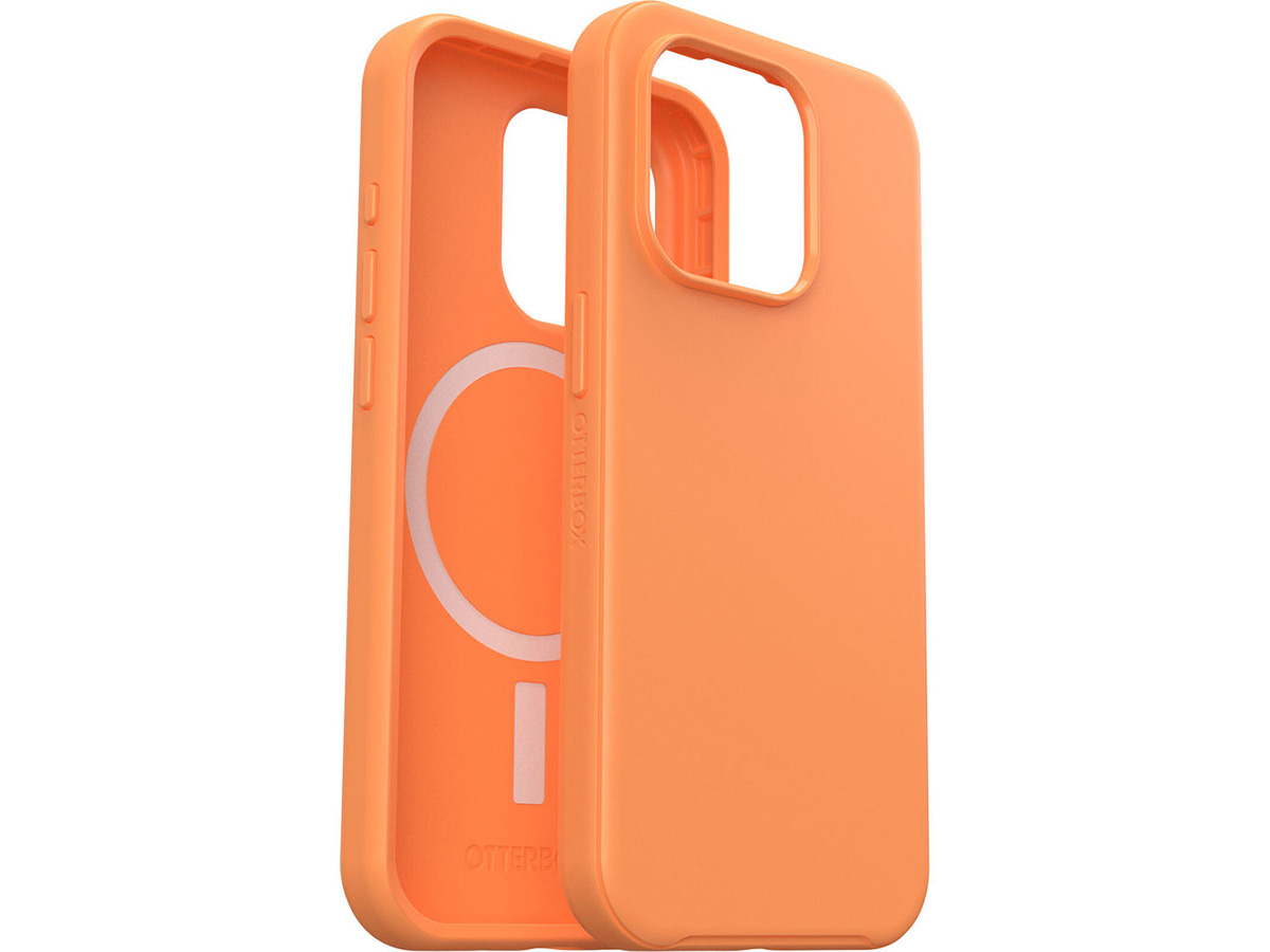 Otterbox Symmetry MagSafe Case Oranje - iPhone 15 Pro Max hoesje
