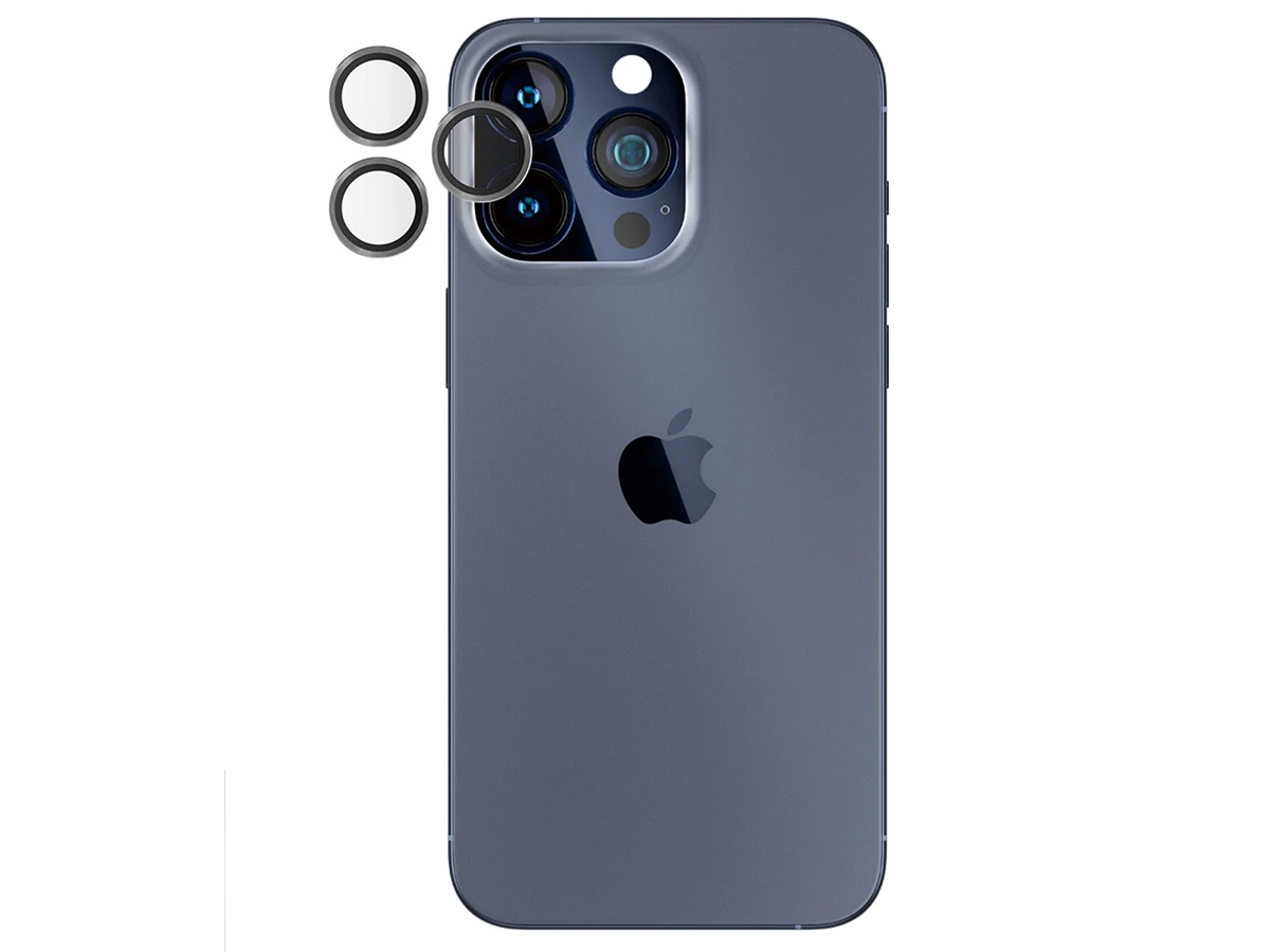 PanzerGlas Camera Lens Protector Hoops voor iPhone 15 Pro & 15 Pro Max