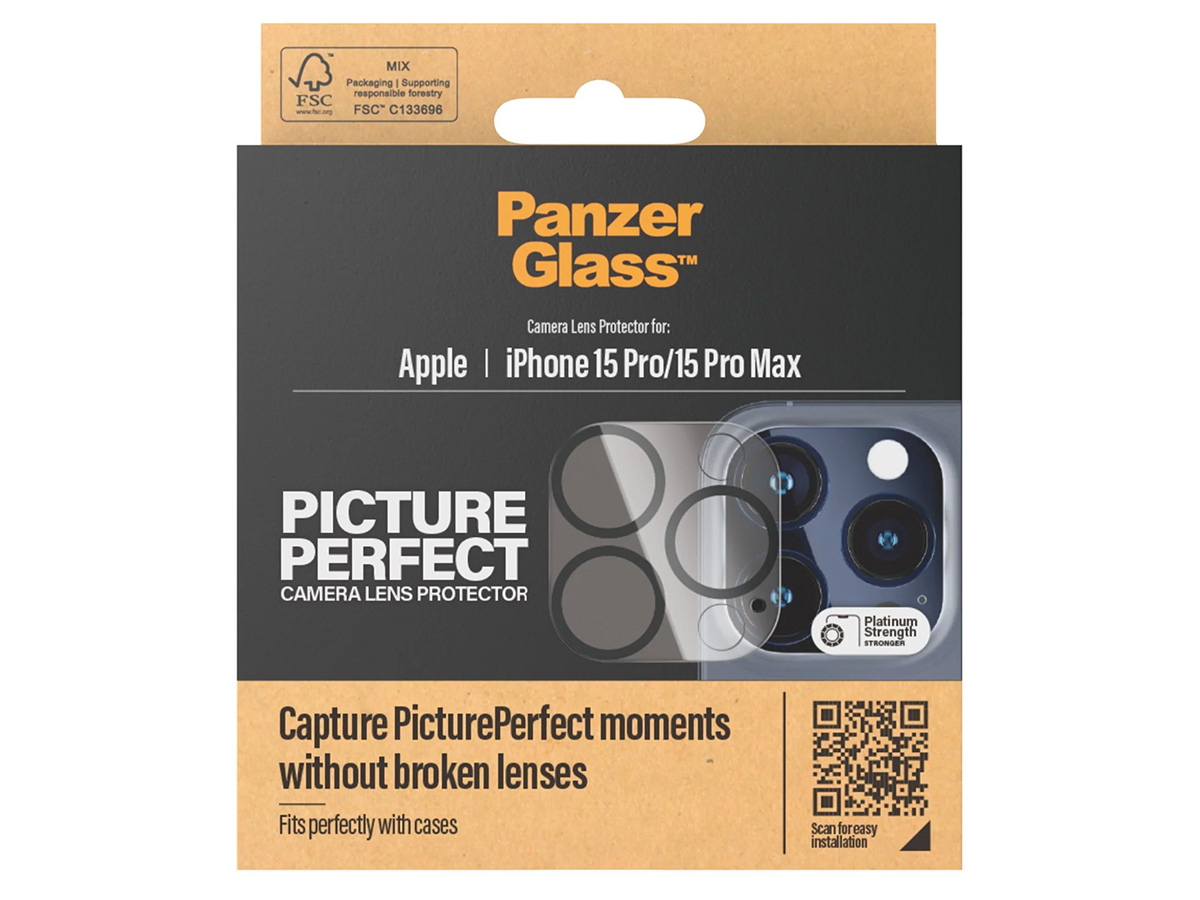 PanzerGlass PicturePerfect Camera Lens Protector iPhone 15 Pro & 15 Pro Max
