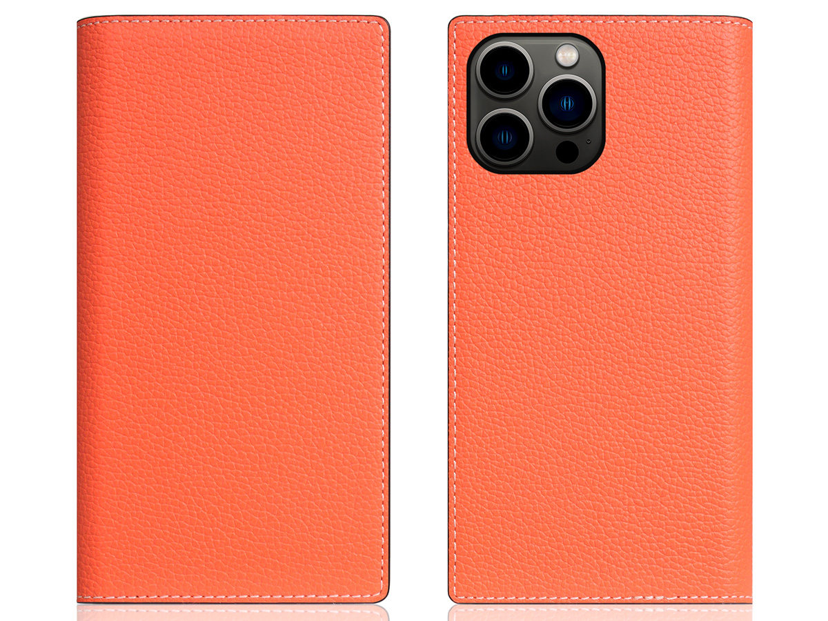 SLG Design D8 2in1 Leather Folio Coral - iPhone 15 Pro Max hoesje