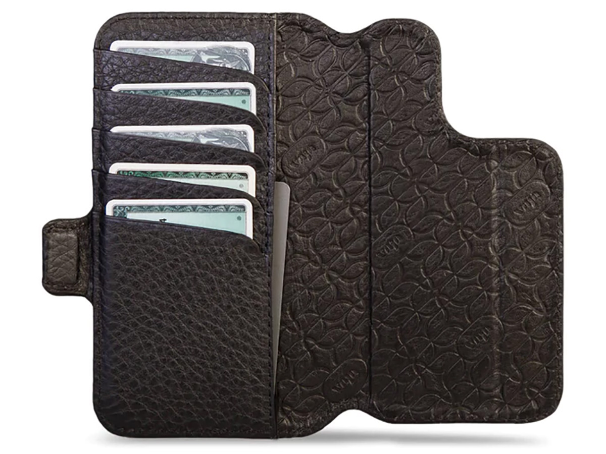 Vaja V-Mag Wallet Wrap Kobra - iPhone 15 Pro Max Omslag met Pashouder