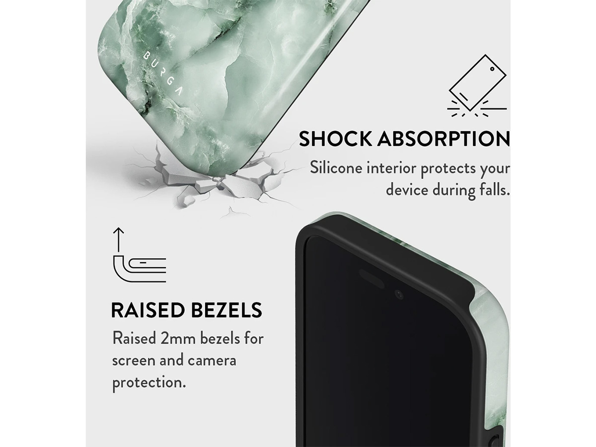 Burga Tough Case Pistachio Cheesecake - iPhone 16 Hoesje