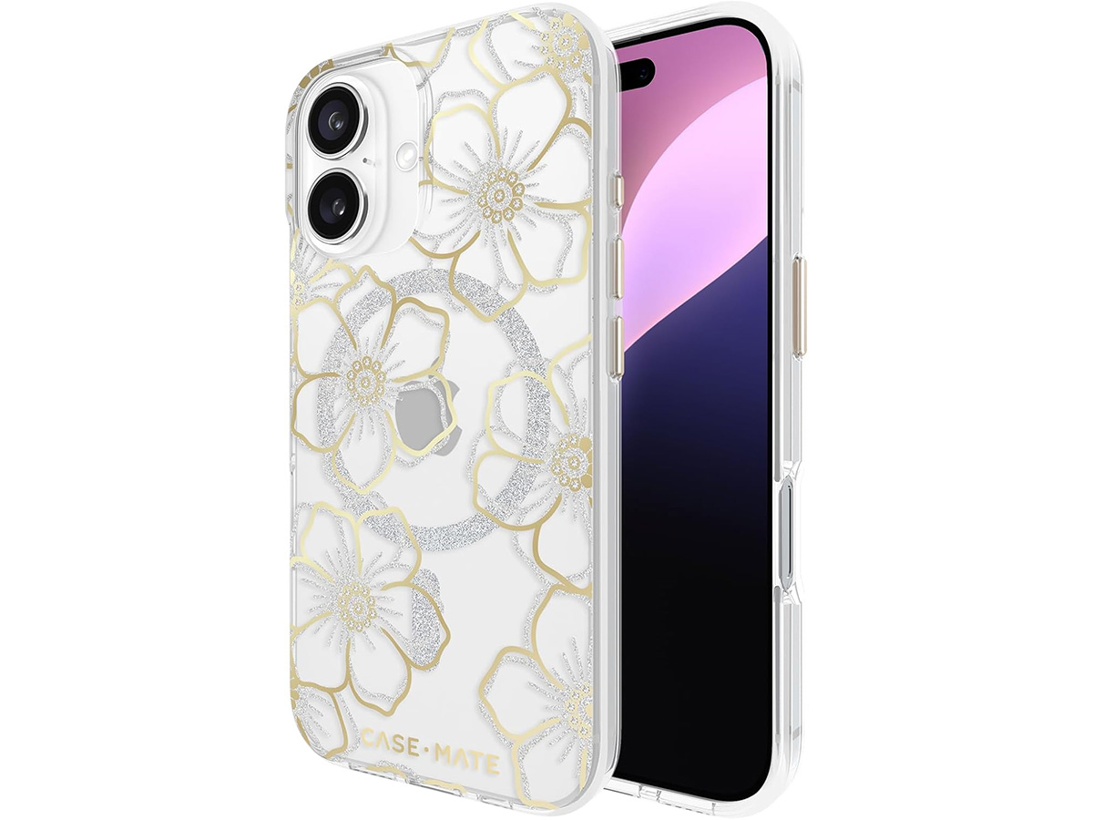 Case-Mate Floral Gems MagSafe Case - iPhone 16 hoesje