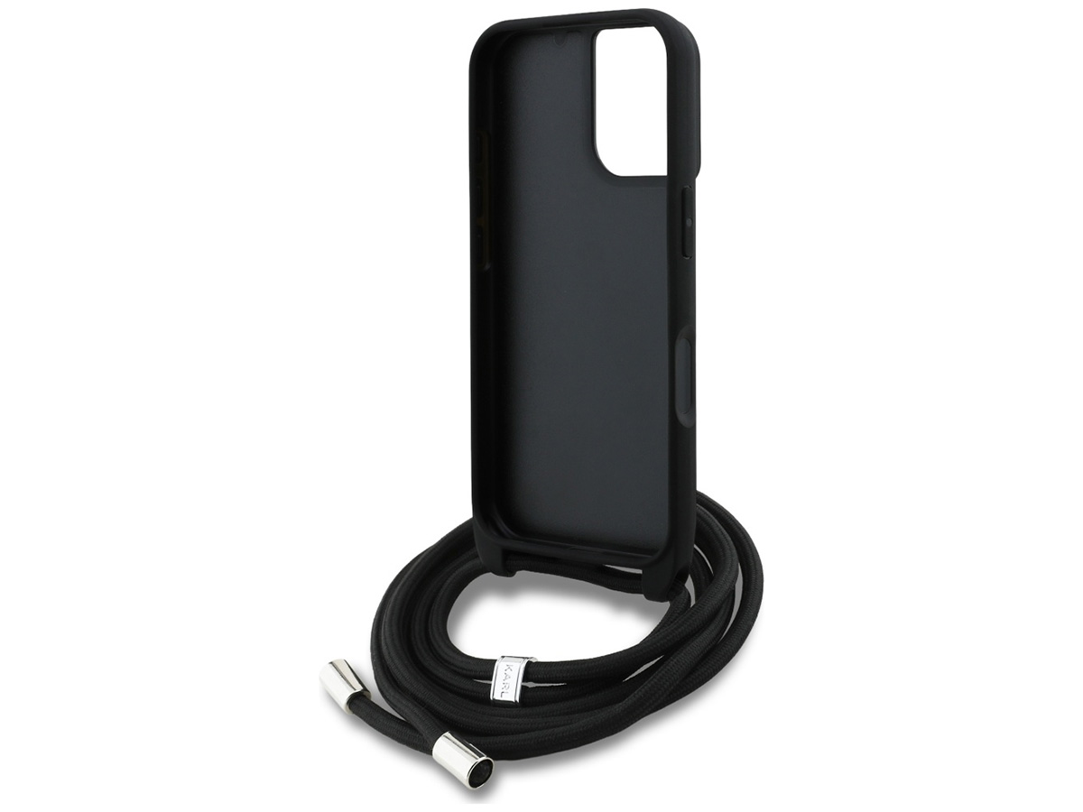 Karl Lagerfeld Crossbody Sketches Case - iPhone 16 Hoesje met Koord