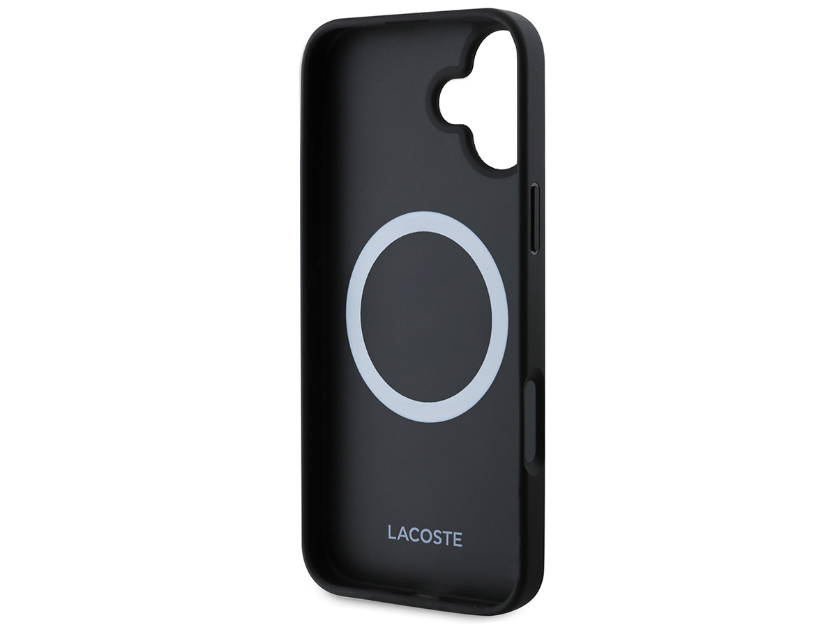 Lacoste Petit Piqué MagSafe Case Donkergroen - iPhone 16 hoesje