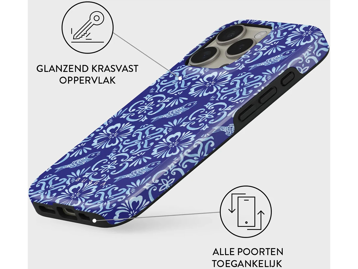 Burga Tough Case Lisboa - Rugged Fashionable iPhone 16 Pro Hoesje