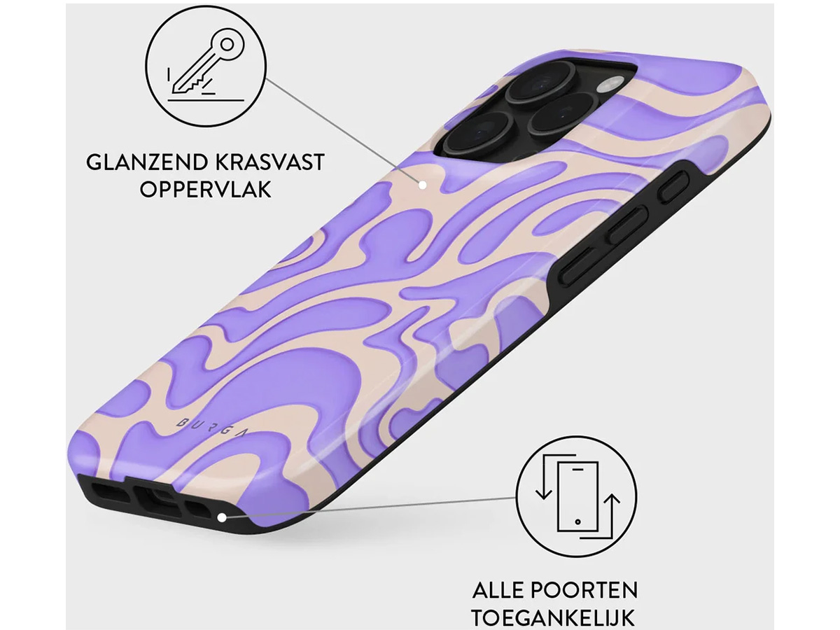 Burga Tough Case Y2Kool - Rugged Fashionable iPhone 16 Pro Hoesje