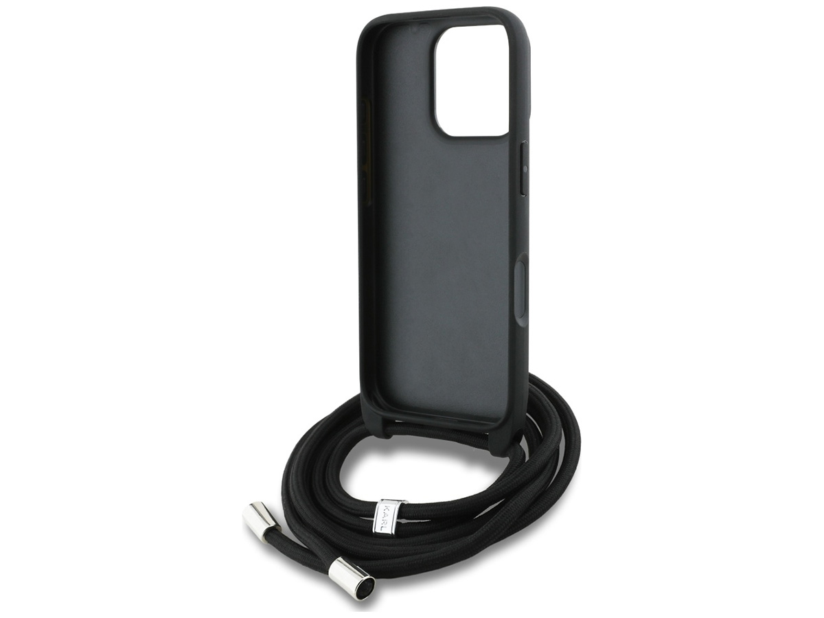 Karl Lagerfeld Crossbody Sketches Case - iPhone 16 Pro Hoesje met Koord