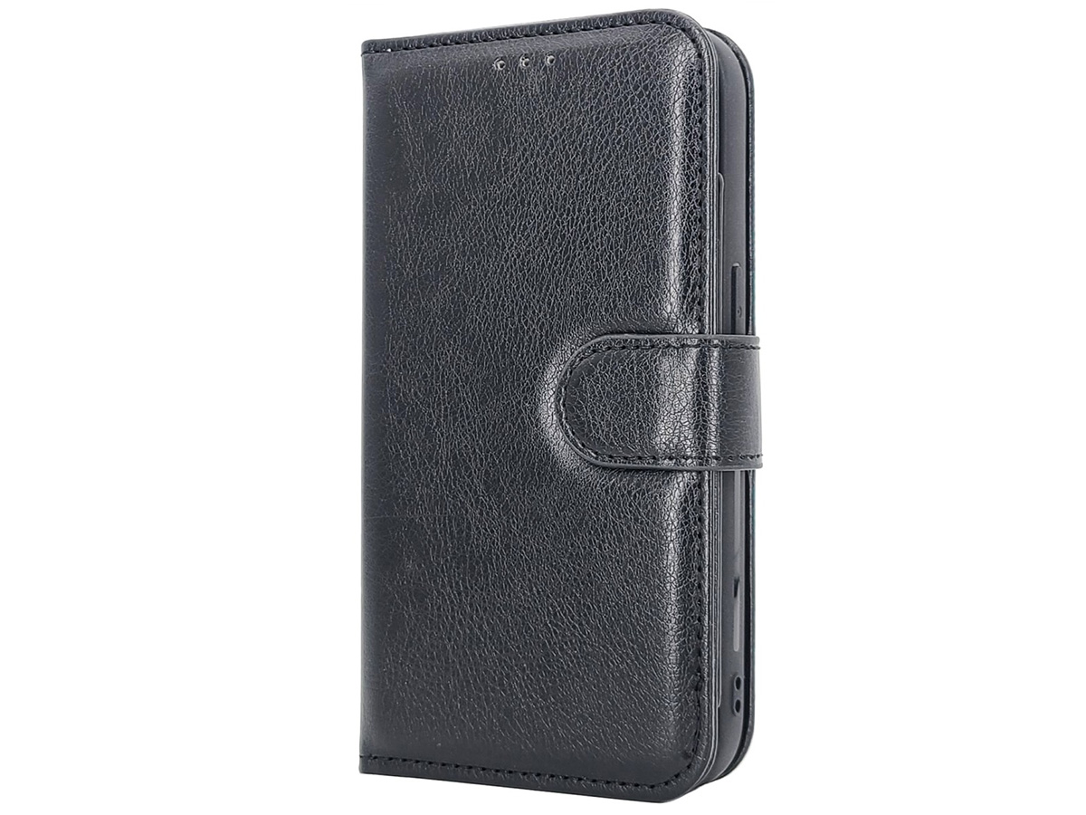 CaseMania 2in1 Magnetic XL Bookcase Zwart - iPhone 16 Pro Max Hoesje