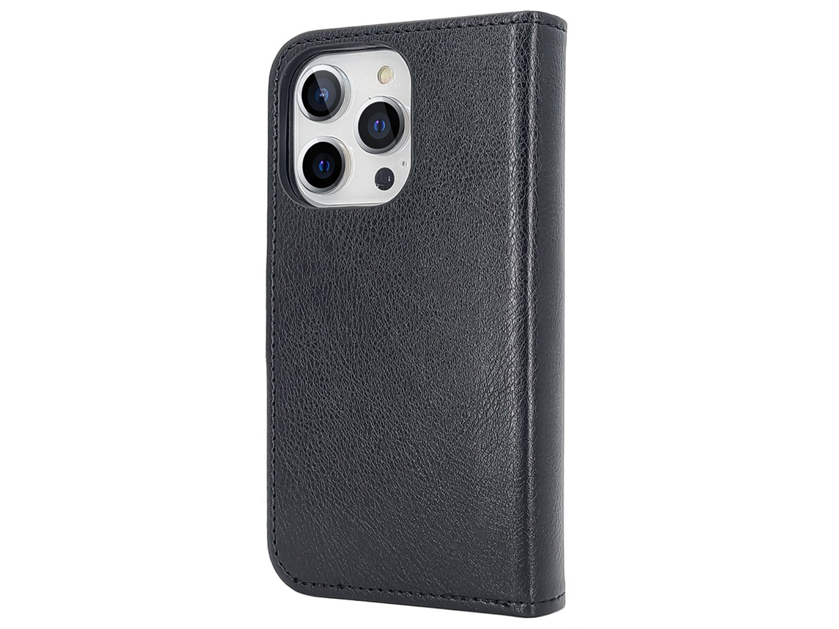CaseMania 2in1 Magnetic XL Bookcase Zwart - iPhone 16 Pro Max Hoesje