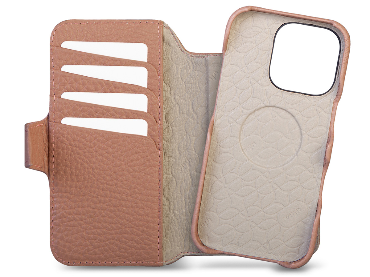 Vaja 2in1 Wallet Leather Case MagSafe Tuscany - iPhone 16 Pro Max Hoesje Leer