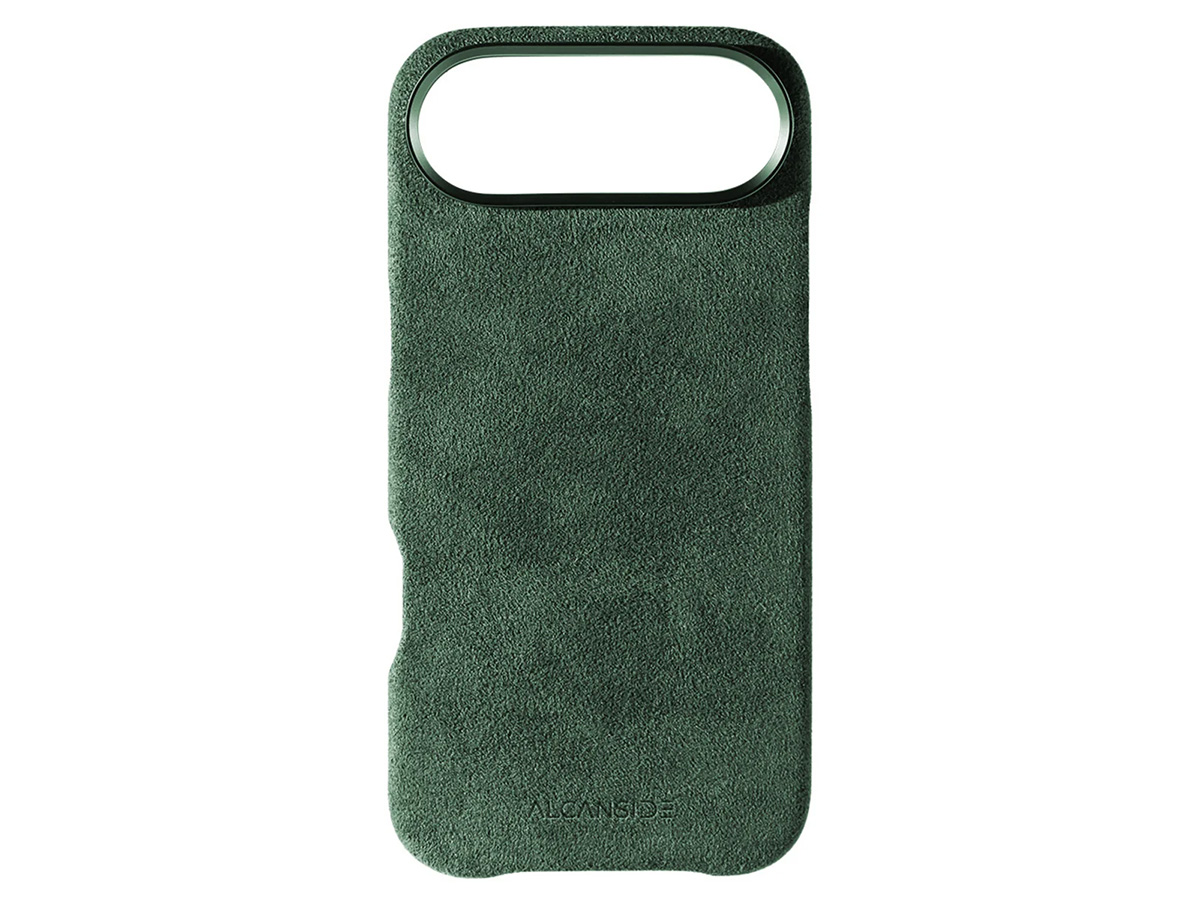 Alcanside Alcantara iPhone 17 Air hoesje MagSafe Case - Midnight Green