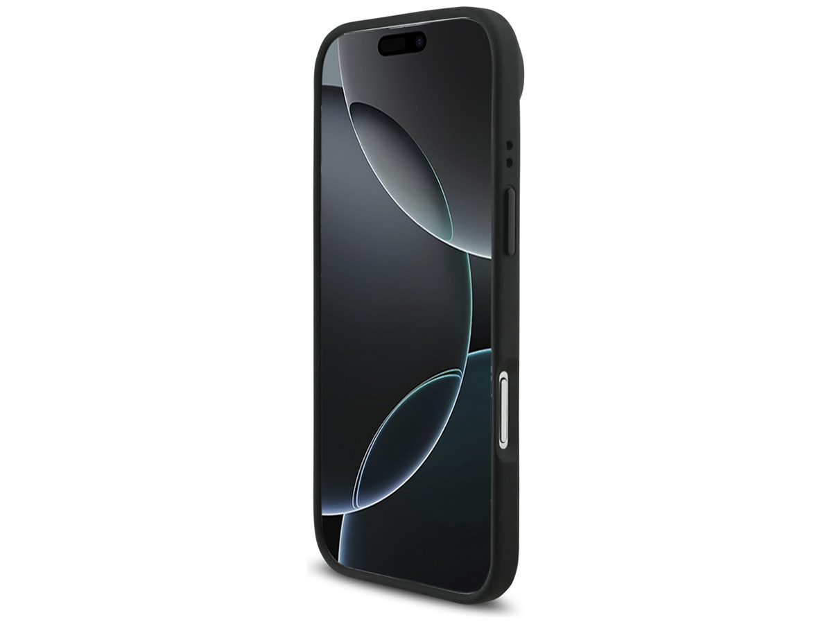 BMW M Tricolor iPhone 17 Air hoesje - Perforated Leather Case met MagSafe