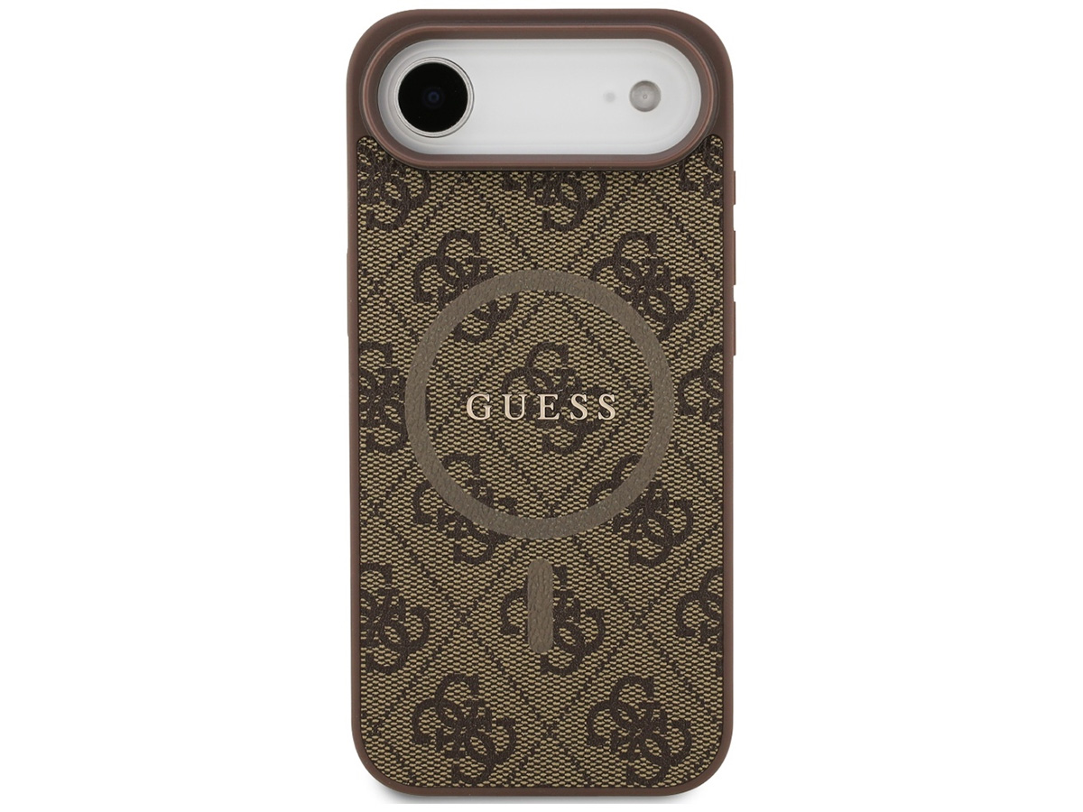 Guess Monogram iPhone 17 Air hoesje - MagSafe Case Bruin