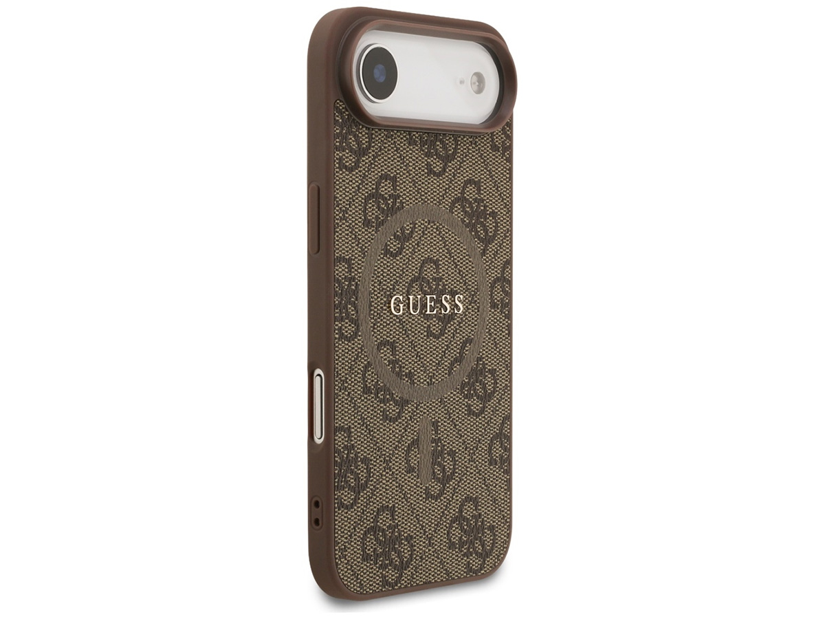 Guess Monogram iPhone 17 Air hoesje - MagSafe Case Bruin