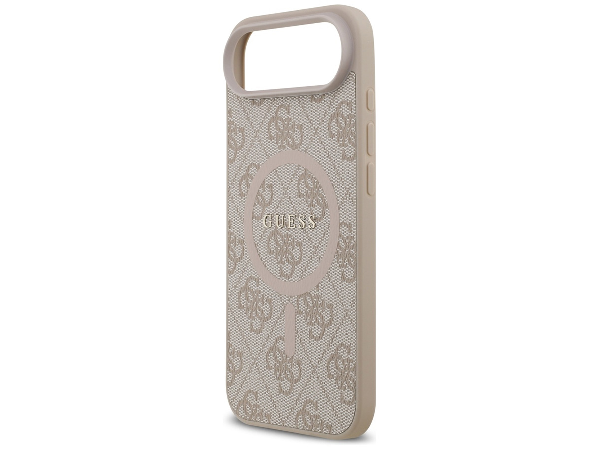 Guess Monogram iPhone 17 Air hoesje - MagSafe Case Roze