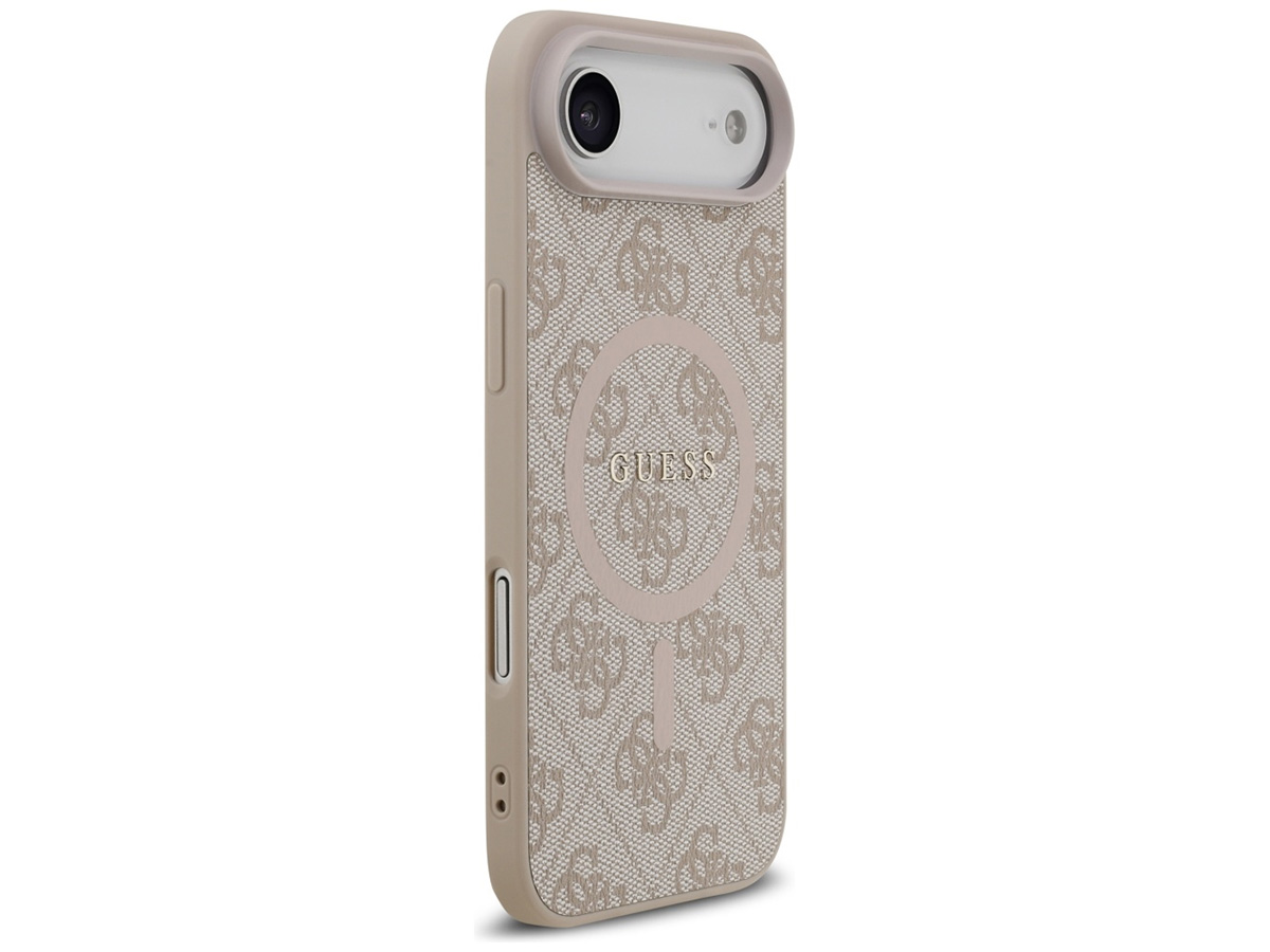 Guess Monogram iPhone 17 Air hoesje - MagSafe Case Roze