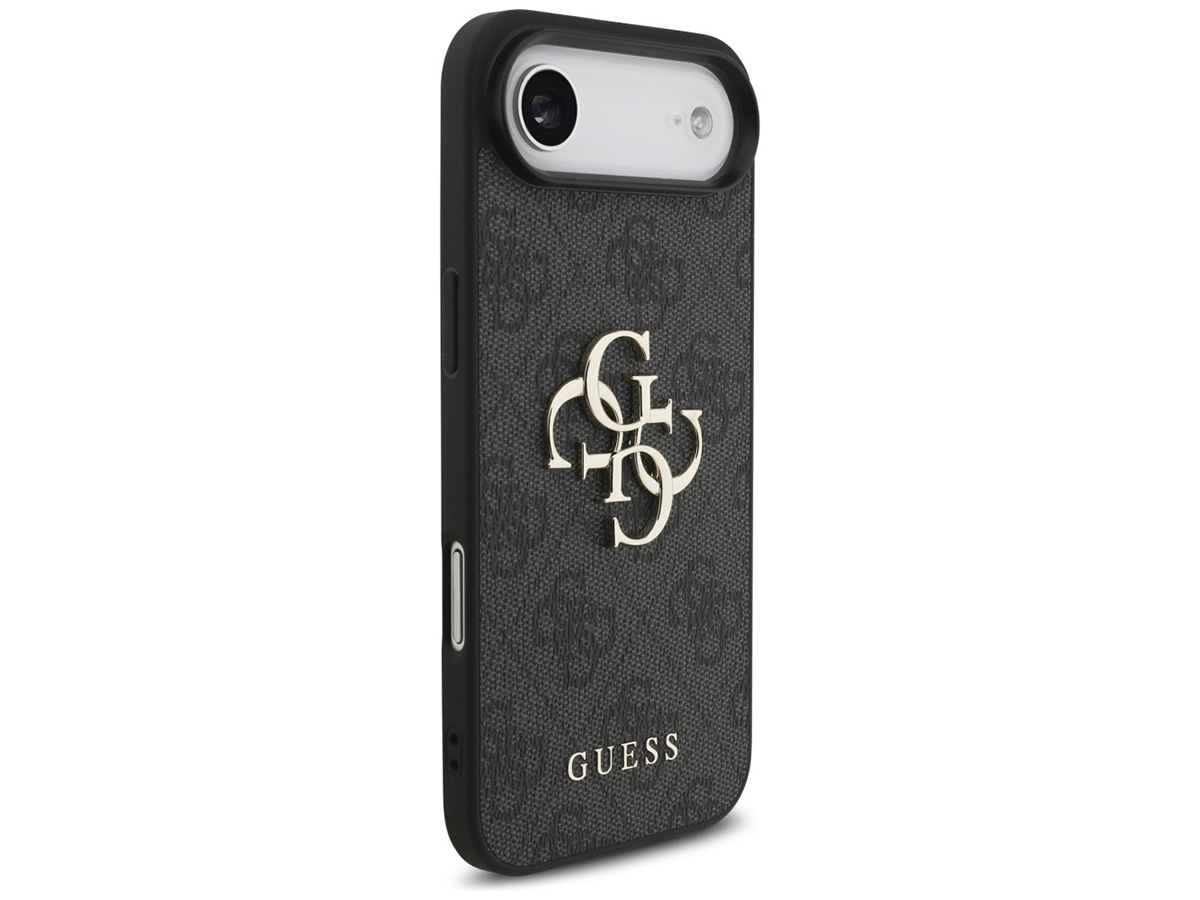 Guess Big 4G Monogram iPhone 17 Air hoesje MagSafe Case Grijs