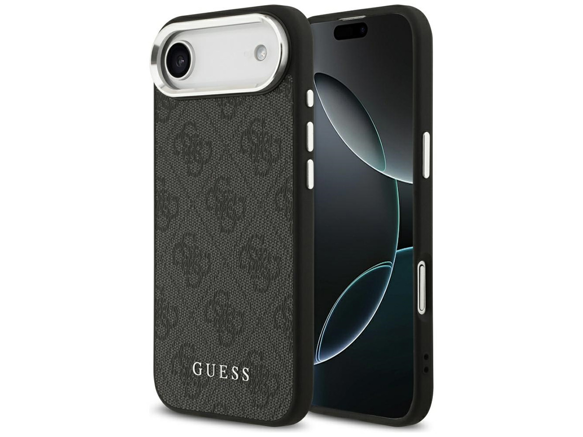 Guess Classic Monogram MagSafe Case Grijs - iPhone 17 Air hoesje