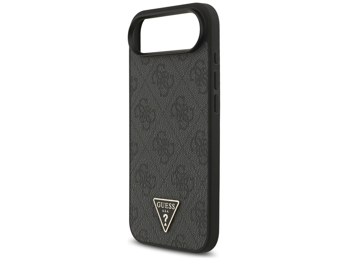 Guess Triangle Wristlet Monogram MagSafe Case Grijs - iPhone 17 Air hoesje
