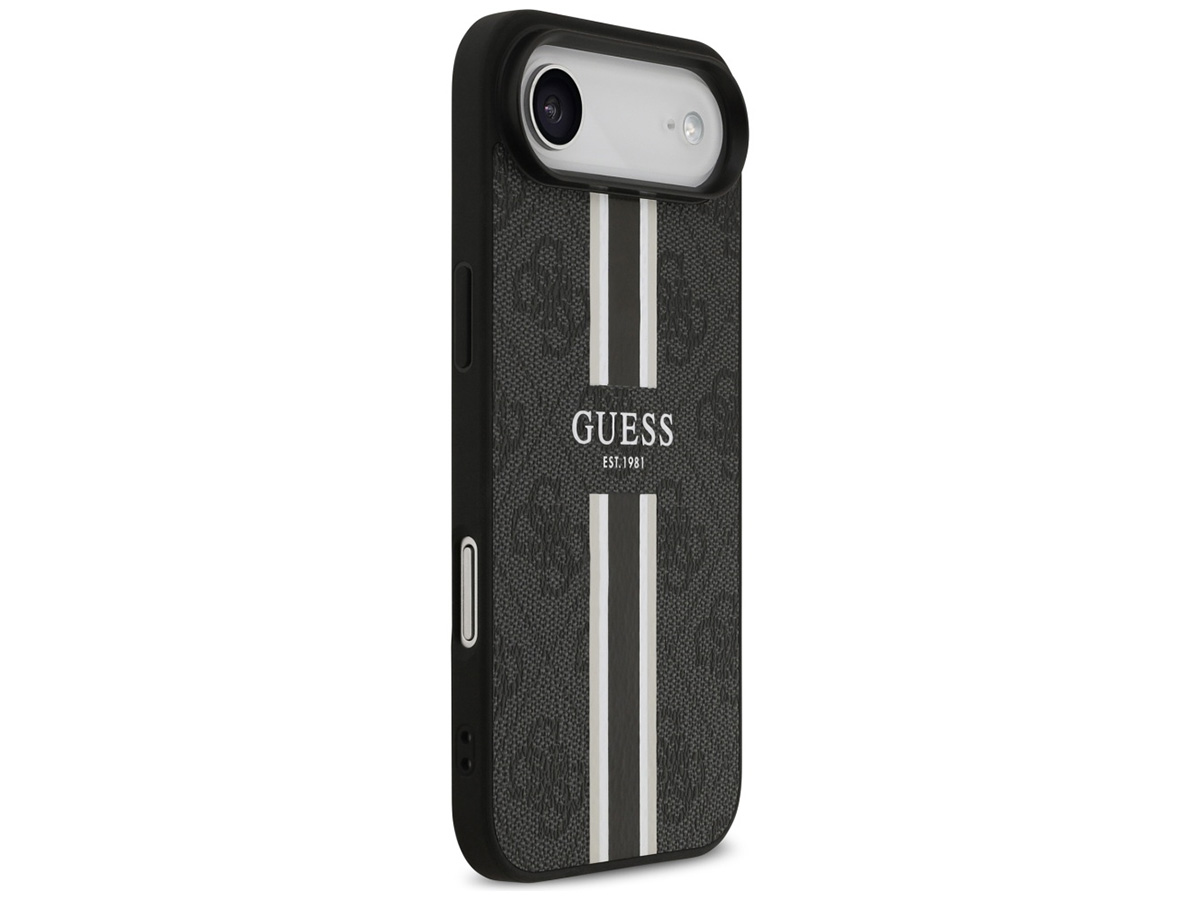 Guess Varsity Monogram MagSafe Case Grijs - iPhone 17 Air hoesje