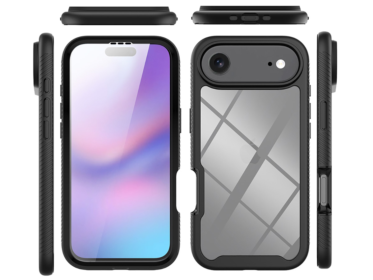 Just in Case iPhone 17 Air hoesje 360 Defense Shock Proof Case incl. Protector