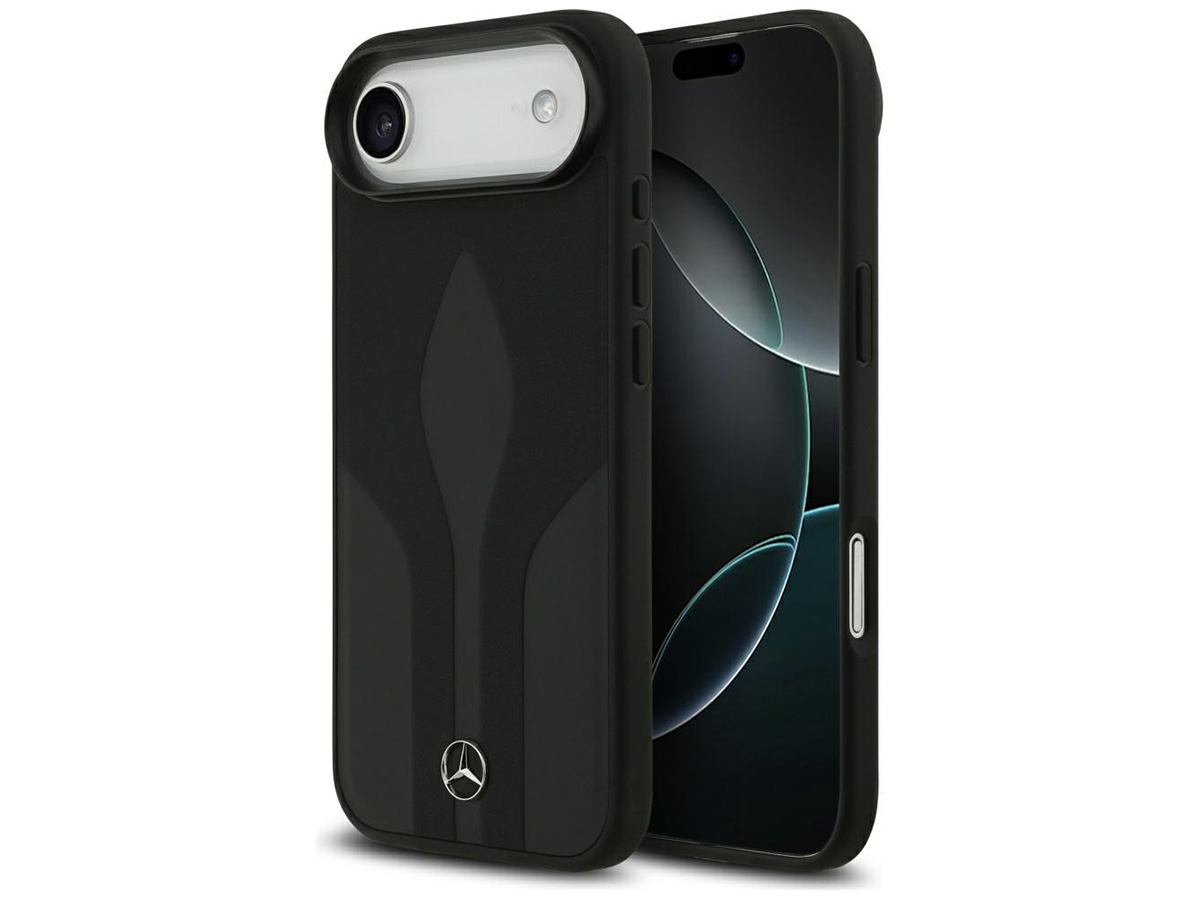 Mercedes-Benz iPhone 17 Air hoesje - The Move Leather Case met MagSafe
