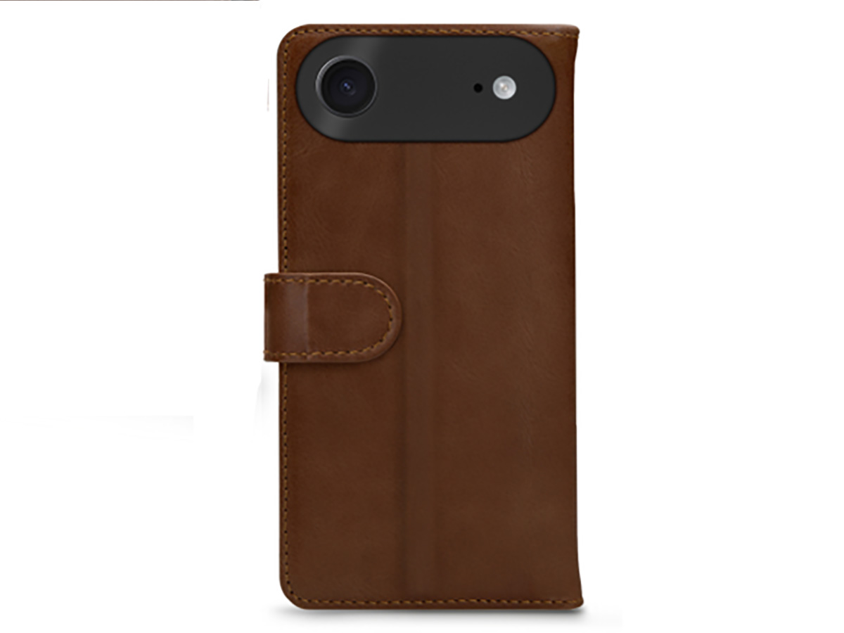 Mobilize Leather Wallet Bruin - iPhone 17 Air Hoesje Leer