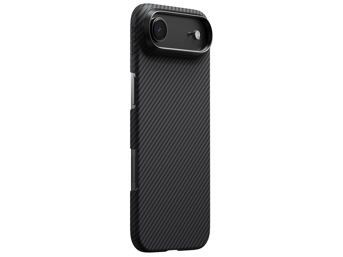Pitaka Ultra Slim iPhone 17 Air hoesje - Carbon Fiber MagSafe Back Case 1mm Dun