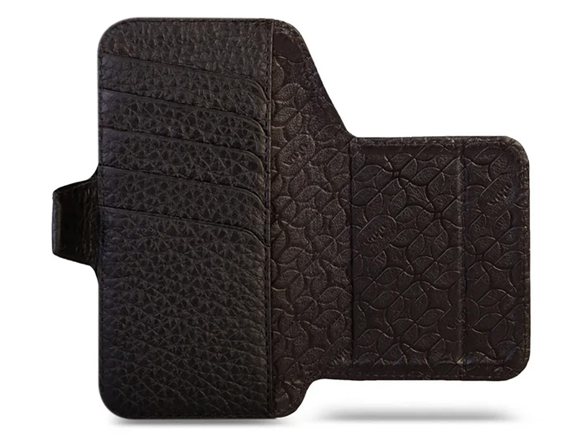 Vaja V-Mag Wallet Wrap Zwart - iPhone 17 Air Omslag met Pashouder